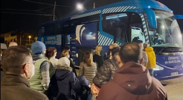 El Espanyol, sensible con la invasión rusa en Ucrania, ya trasladó a 40 refugiados el pasado marzo.