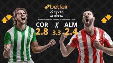 Córdoba CF vs. UD Almería: horario, dónde ver, pronósticos y clasificación