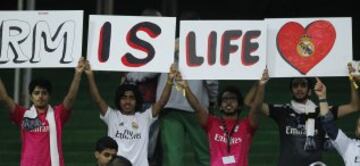 Ambientazo previo al Real Madrid-Milán