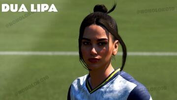 FIFA 21: dataminers encuentran a Lewis Hamilton y a Dua Lipa en el juego