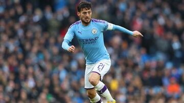 El futbolista canario del Manchester City, David Silva, durante un partido.