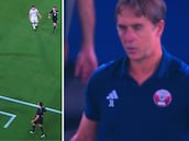 Dejan K.O. a Lopetegui de un pelotazo brutal: tienen que verlo porque fue un susto tremendo