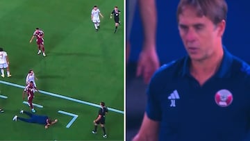 Dejan K.O. a Lopetegui de un pelotazo brutal: tienen que verlo porque fue un susto tremendo