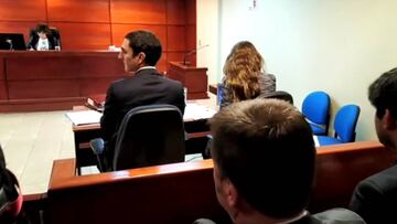As¨ª se vivieron los momentos previos a la audiencia de Pinilla