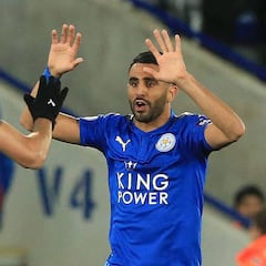Un gol de Mahrez da al Leicester el empate ante el West Bromwich