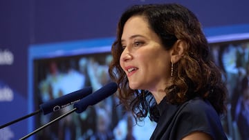 La presidenta de la Comunidad de Madrid, Isabel Díaz Ayuso, interviene en un desayuno informativo sobre la futura Ley de enseñanzas Superiores, Universidades y Ciencia (LESUC), en el Four Seasons Hotel Madrid, a 12 de mayo de 2025, en Madrid (España). El desayuno ha sido organizado por Fórum Europa.
12 MAYO 2025;AYUSO;COMUNIDAD DE MADRID;LEY;ENSEÑANZAS SUPERIORES
Jesús Hellín / Europa Press
12/05/2025