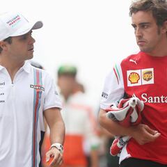Massa sobre Alonso: "Si no se divierte lo mejor es que se vaya"