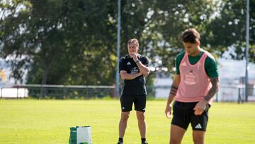Cristóbal Parralo analizó el partido ante el Málaga.