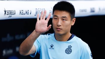 Wu Lei, el jugador chino del Espanyol. 