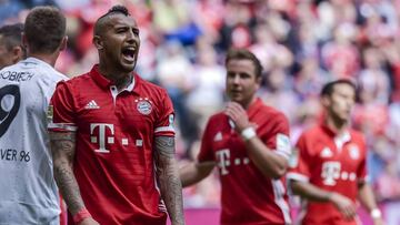 Arturo Vidal ganó su primer título oficial con el Bayern Munich.