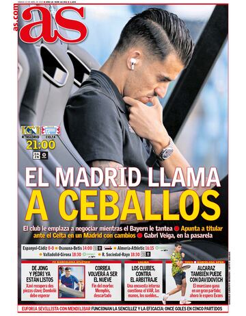 Las portadas de AS de abril