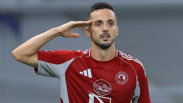 Pablo Sarabia, en Qatar.