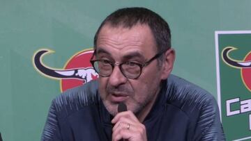 Sarri: "Kepa ten赤a raz車n pero su comportamiento fue incorrecto"