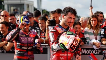 Martín y Bagnaia, en Japón.