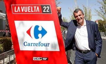 Javier Guillén posa para AS en la última etapa de La Vuelta 2022