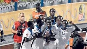 Ghana celebra el título.