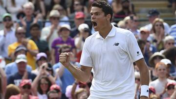 Raonic, primer semifinalista