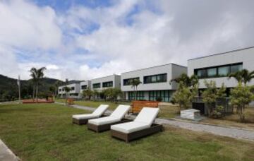 Imágenes del nuevo centro de entrenamiento Granja Comary en Teresópolis, Río de Janeiro, donde el equipo nacional de fútbol de Brasil va a entrenar para el Mundial.