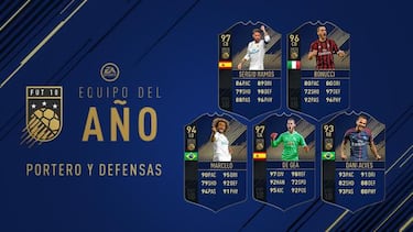 TOTY: Los mejores defensas y el mejor portero de FIFA 18