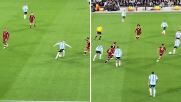 La jugada viral de Mastantuono con Messi que califican de “puro fútbol”