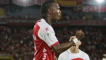 Hugo Rodallega con Santa Fe.