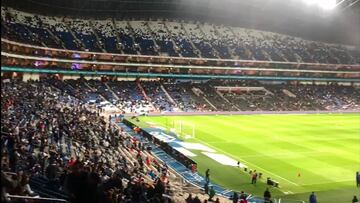 Al igual que el juego de ida de los cuartos de final, la casa del equipo regio no registró lleno para el duelo de semifinales contra Cruz Azul.