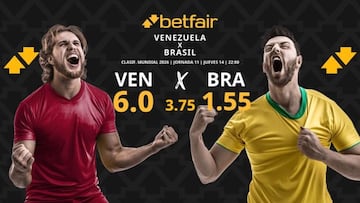 Venezuela vs. Brasil: horario, TV, pronósticos, estadísticas y clasificación