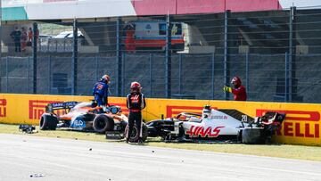 Accidente en el GP de la Toscana. Mugello, Italia. F1 2020.