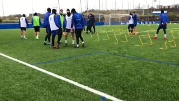 Vigaray vuelve a entrenarse