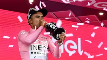 Jhonatan Narváez, ciclista ecuatoriano en el Giro de Italia