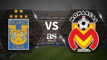 Tigres – Monarcas Morelia en vivo: Liga MX, jornada 15