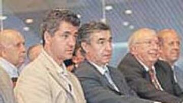 <b>ATENTOS. </b>Villaverde, Gil Marín, Gárate y Albarracín, atentos.