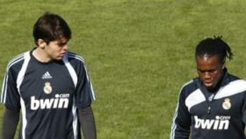 Kaká continúa ejercitándose en el gimnasio