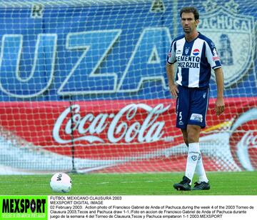 Francisco Gabriel de Anda durante su etapa con Pachuca.