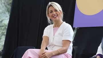 La vicepresidenta Segunda del Gobierno y Ministra de Trabajo y Econom¨ªa Social, y l¨ªder de Sumar, Yolanda D¨ªaz, participa en un mitin de EUIB en el Parque de las Estaciones, a 25 de mayo de 2023, en Palma de Mallorca, Mallorca, Islas Baleares (Espa?a). Este acto electoral es uno a los que ha querido acudir Yolanda D¨ªaz para apoyar a partidos afines de cara a los comicios del pr¨®ximo 28 de mayo.
25 MAYO 2023;CANDIDATOS;ELECCIONES;CAMPA?A ELECTORAL;28M;28 DE MAYO
Isaac Buj / Europa Press
25/05/2023