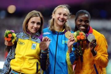 Caterine Ibargüen consiguió medalla de plata en Londres 2012 en triple salto 