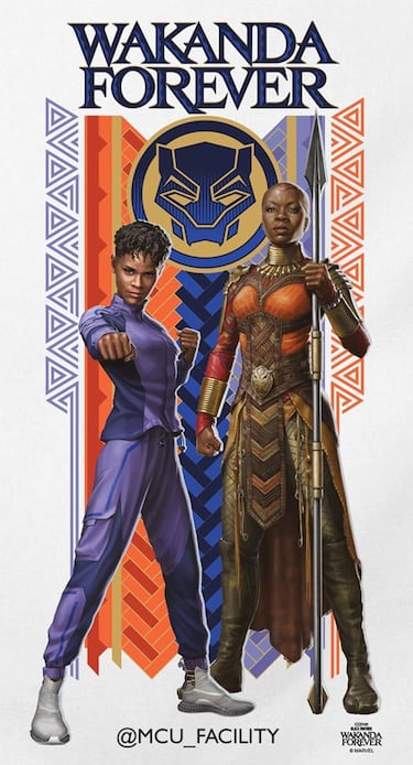 Black Panther 2: así lucen Namora, Shuri y Okoye en los nuevos artes filtrados