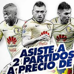 América ofrece a sus aficionados promoción para Liga y Copa