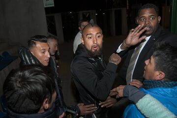 Santiago 30 Mayo 2017.
Arturo Vidal participa en actividad en el estadio que lleva su nombre.