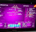 La UEFA probó el marcador del Croacia-España con un 2-2