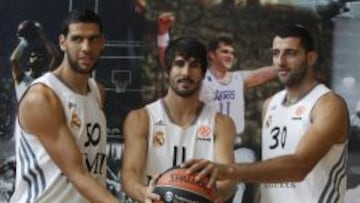 NOVEDADES. Salah Mejri, torre tunecina de 2,17; Dani D&iacute;ez, alero canterano que regresa tras un a&ntilde;o de cesi&oacute;n, y Ioannis Bourousis, p&iacute;vot griego de 2,10.
 