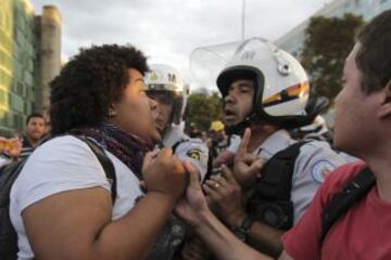 Protestas en plena Copa Confederaciones