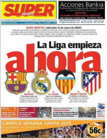 Portadas de la prensa deportiva