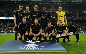 Tottenham Hotspur's starting line-up.