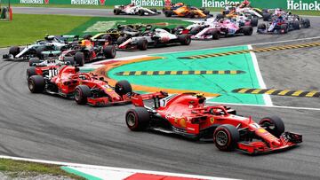 Los pilotos de F1 para la temporada 2019.