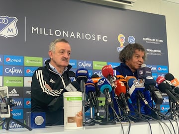 Alberto Gamero se presentó con la plantilla, dirigió su primer entrenamiento y habló en rueda de prensa del proyecto que comenzará en 2020 en Millonarios. 