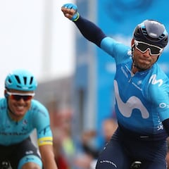 La primera de Valverde en 2018: exhibición tras atacar en Garbí