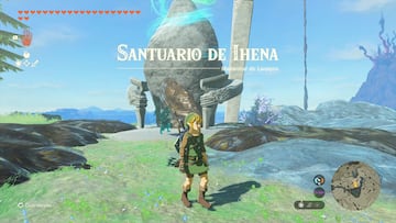 the legend of zelda tears of the kingdom nintendo switch guia santuario ihena