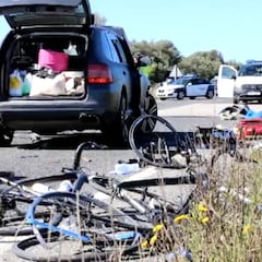 Nueve ciclistas arrollados en Mallorca: dos heridos graves