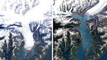 Google Earth Timelapse - Glaciar Columbia, Alaska